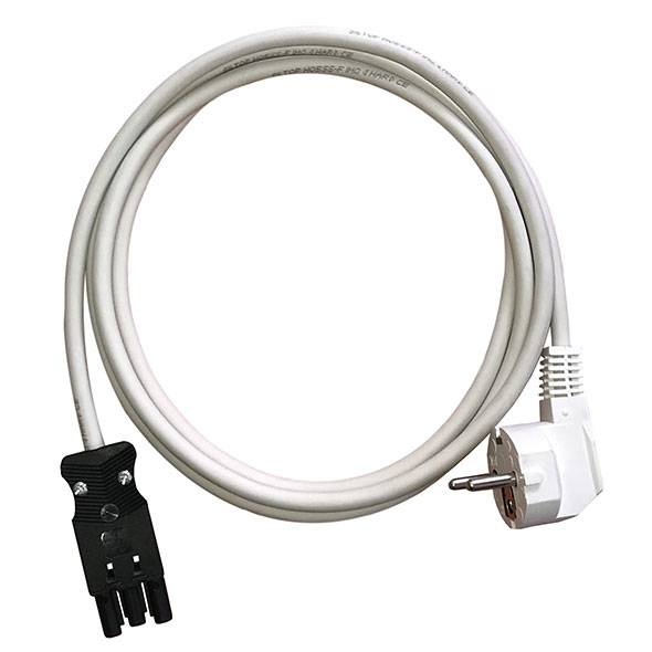 Heißgeräte-Schuko-Adapter mit 1,90 Meter Kabel